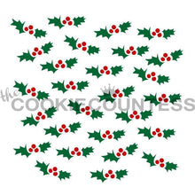 Load image into Gallery viewer, 2 Piece Holly Set Stencil