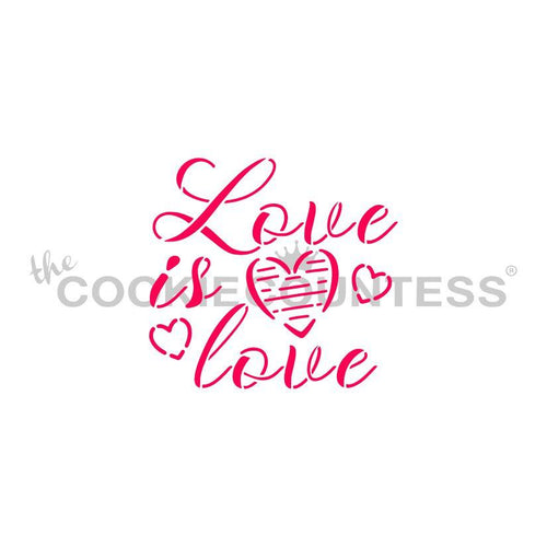 Love is Love Stencil
