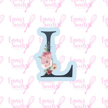 Load image into Gallery viewer, Alphabet With Florals- Uppercase Letters 4&quot;