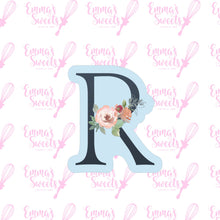 Load image into Gallery viewer, Alphabet With Florals- Uppercase Letters 3 1/2&quot;