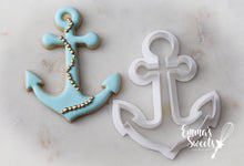 Load image into Gallery viewer, Large Anchor Cookie Cutter 5&quot; **Redesigned Cutter**