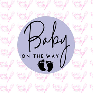 Baby on the way stamp