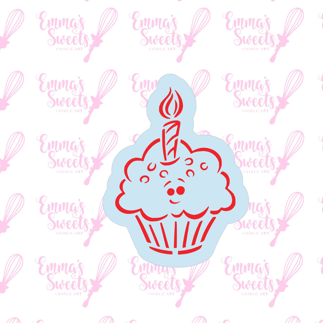 Birthday Cupcake PYO Cookie Cutter