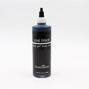 Chefmaster Liqua-Gel Food Coloring COAL BLACK 10.5oz (298g)