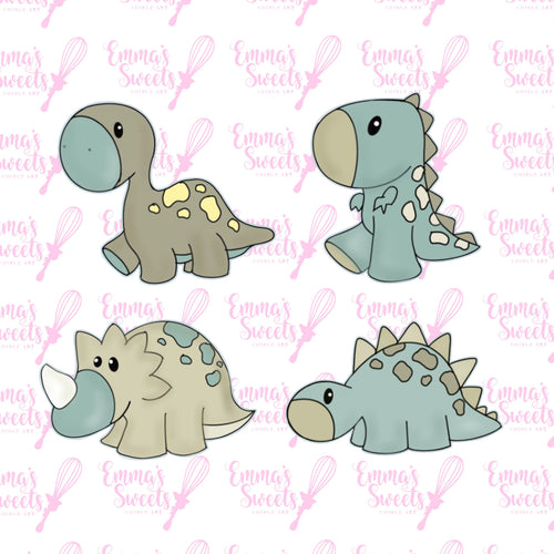 Baby Dinosaur 4 Cutter Set