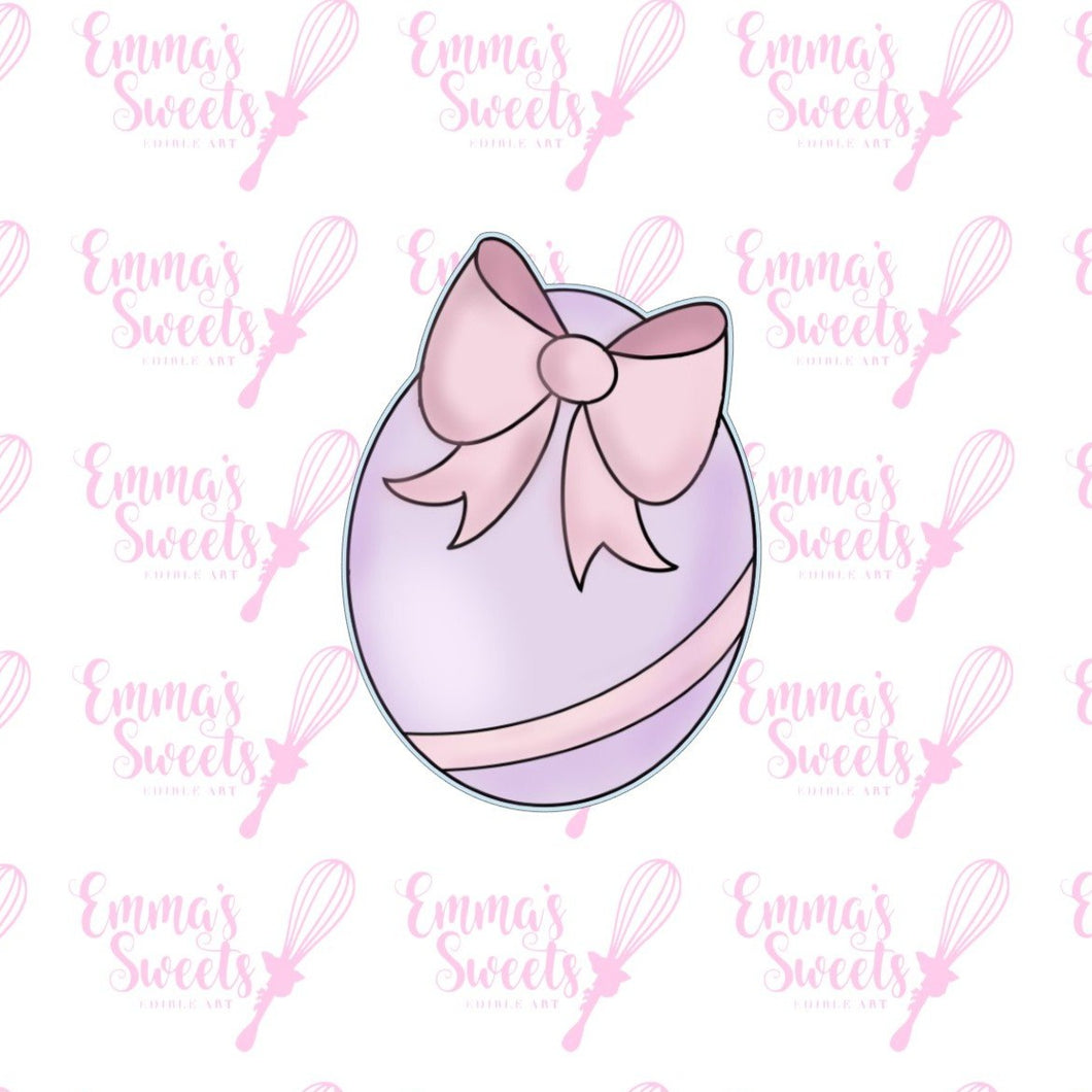 Easter Egg With Bow