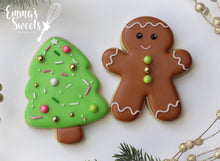Load image into Gallery viewer, Gingerbread and Christmas Tree Cookie Cutter Gift Set