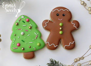 Gingerbread and Christmas Tree Cookie Cutter Gift Set