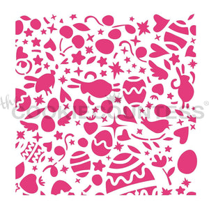 Easter Icon Pattern Stencil