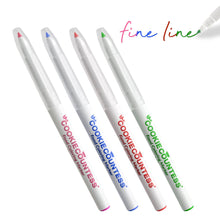 Load image into Gallery viewer, Color Set of 4 Fine Tip Food Markers - Red, Pink, Green, Blue