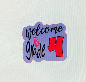 Welcome To Grade Plaque
