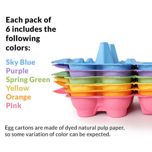 Multicolor Egg Cartons