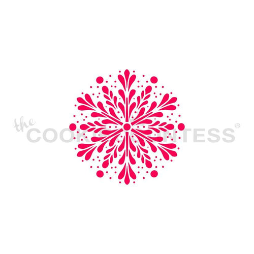 Pretty Snowflake Stencil