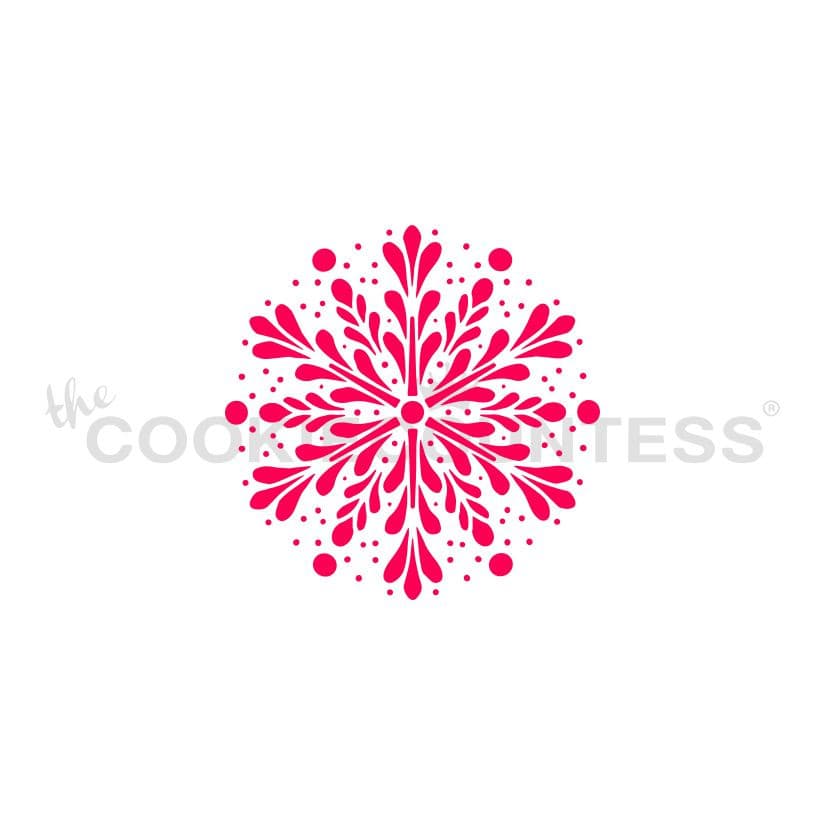 Pretty Snowflake Stencil