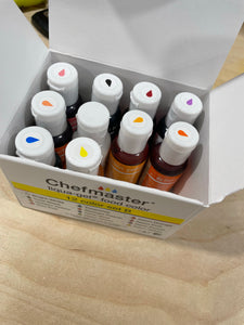 LIQUA-GEL® 12 Color Kit 20ml Food Coloring Version B box damaged/opened/MISSING JARS