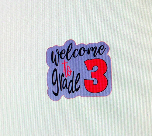 Welcome To Grade Plaque