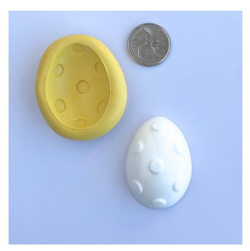 Easter Egg Silicone Mold with dots