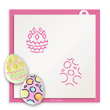 Load image into Gallery viewer, Mini Egg Dots and Diamonds PYO Stencil