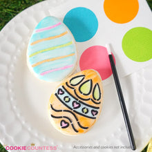 Load image into Gallery viewer, Mini Egg Stripes and Hearts PYO Stencil