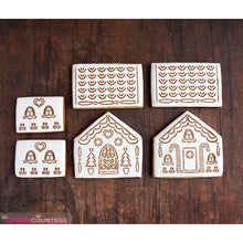 Load image into Gallery viewer, Gingerbread House - 4 Piece Stencil