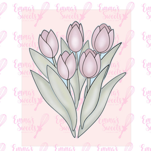 Bouquet Of Tulips Set for 8