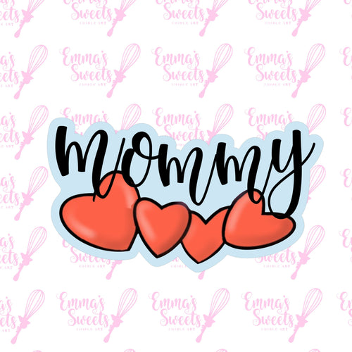 Mommy With Hearts Plaque