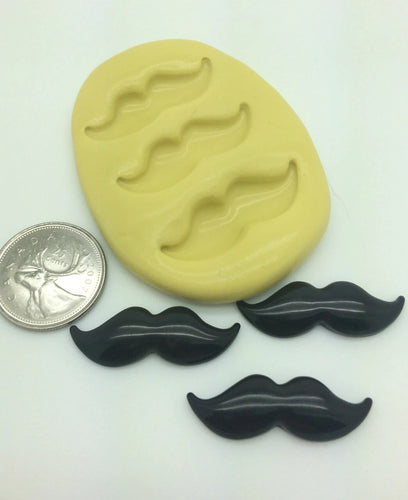 Medium moustache Silicone Mold Set