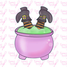Load image into Gallery viewer, Witch Feet in Cauldron