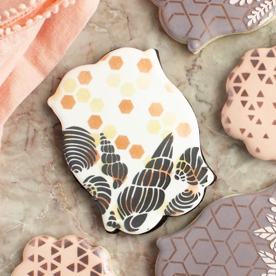 Seashells Stencil – Emma's Sweets
