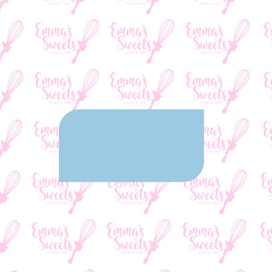 Rectangle Double Curved Plaque