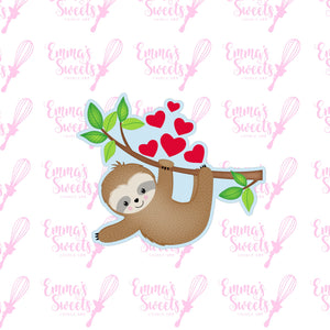 Sloth With Hearts 2