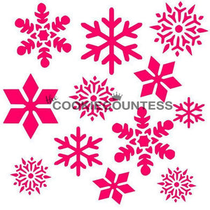 Snowflakes 2 Stencil