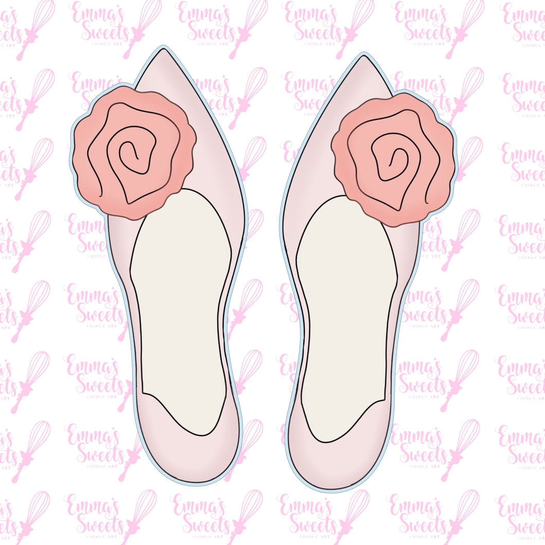 Spring Shoes With Flower(Pair)