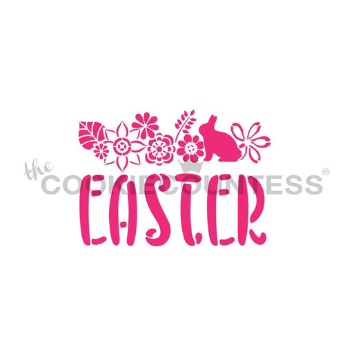 Easter Floral Top Stencil