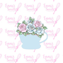 Load image into Gallery viewer, Tea Cup With Flowers 2