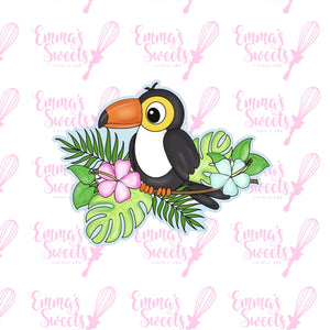 Toucan With Flowers