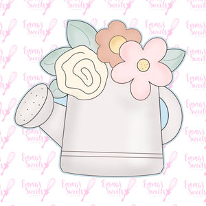 Watering Can With Flowers