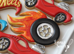Wheel with Flames